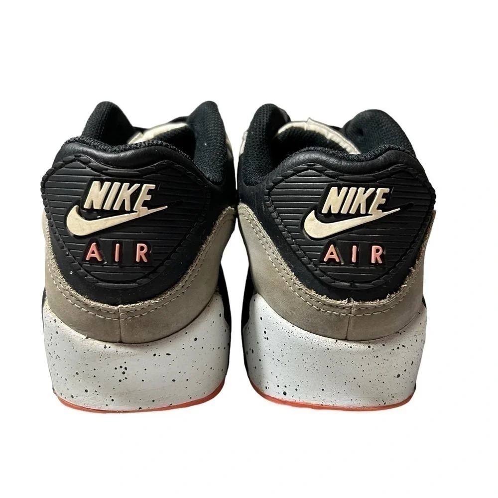 Nike Air Max 90 LTR (GS) Youth's Size 6.5Y Running Shoes Black White Speckled